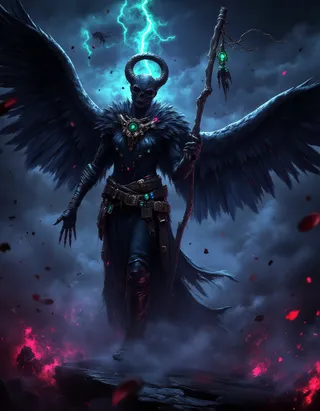 불길한 네온 세미리얼리즘 FLUX V1