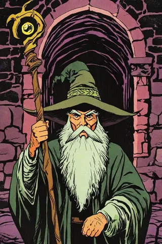 Retro comic fantasy illustriousXL V1