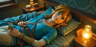 Link from the legend of Zelda BOTW [FLUX DEV] v1.0
