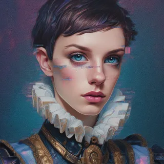 Baroque Glitchcore SDXL