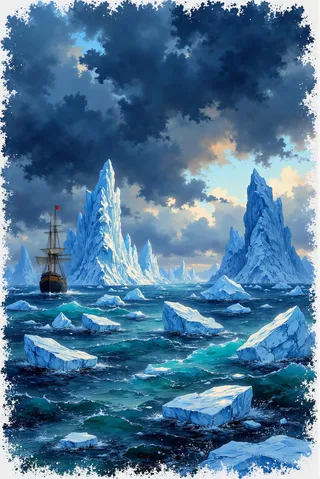 Spectacular landscapes Vibrant Watercolor Vista