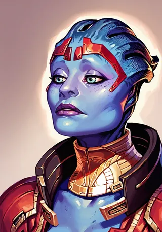 Samara - Mass Effect PonyDiffusion XL v1.0