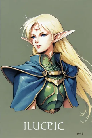 [PONY XL] Yutaka Izubuchi/出渕裕/出渊裕 《Record of Lodoss War》/《ロードス島戦記》/《罗德岛战记》 -Deedlit -Styl artysty PONY_XL_v1.0