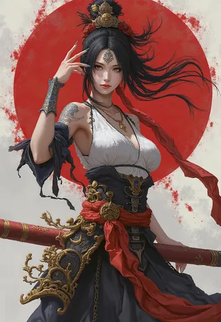 zhongfenghuaStyle_FLUX_ Lora | 厚涂笔触_FLUX版_ Lora v1.0